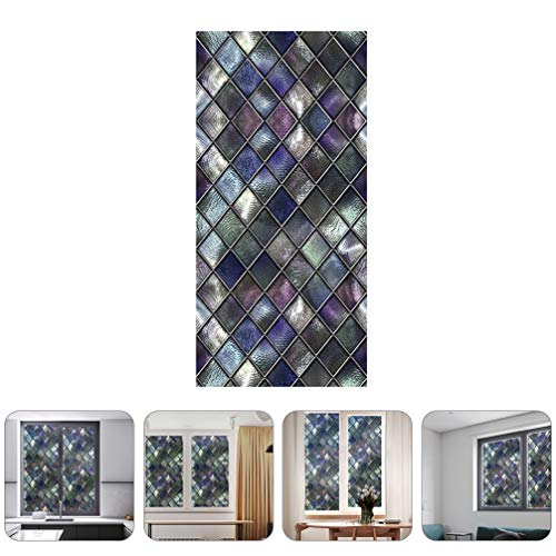 CLISPEED Película de Privacidade de Janela 47. 2 X 22. Película de Vidro para Janela 3D de 8 Polegad