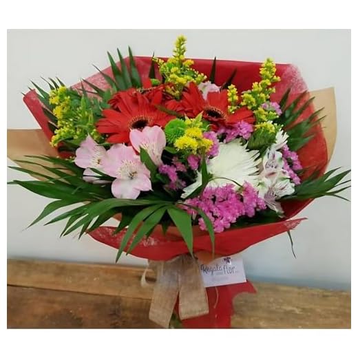 REGALAUNAFLOR | Ramo de flores naturales a domicilio | Entrega puntual en 24 horas de Lunes a Sábado | Con tarjeta de dedicatoria | Alegría