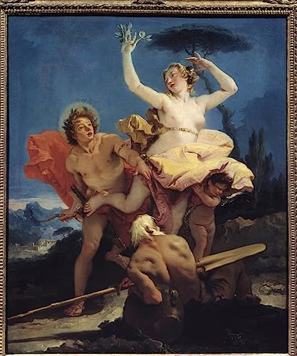 Affiches sur toile sans cadre Daphné Battista Tiepolo déco murale 50x70