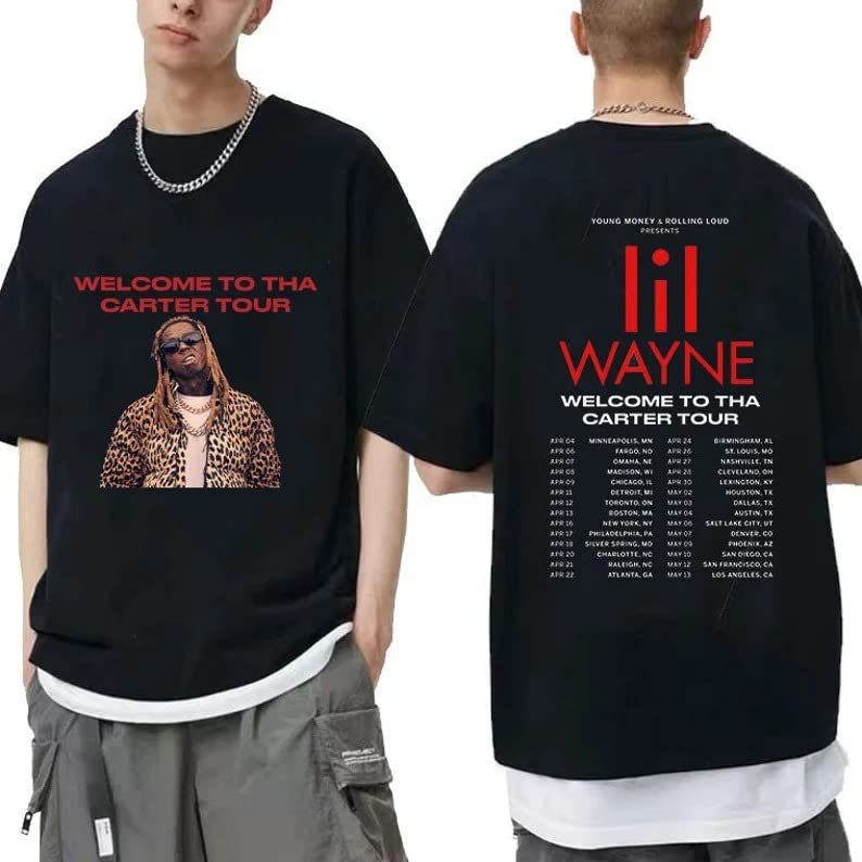 Lil Wayne Rapper 2023 Tour Shirt, Lil Wayne Rapper Fan Shirt, Welcome To The Carter Tour Lil Wayne Shirt