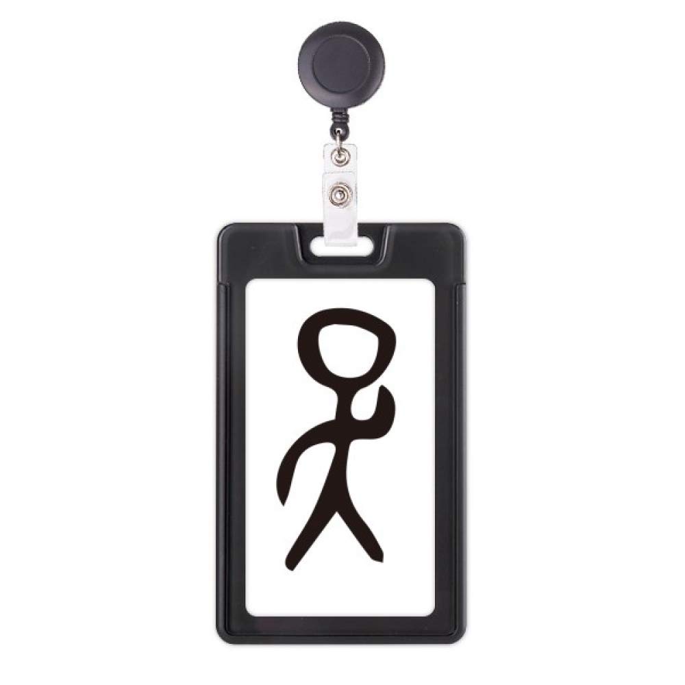 Porte-badge rétractable Bone Wu avec cordon extensible longue durée - 5