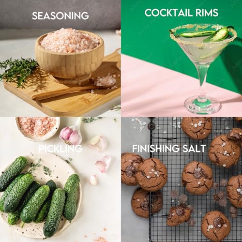 image for LA SALT CO Kashmir 2.5 Lbs Pink Himalayan Salt Jar, X-Fine | 100% Pure