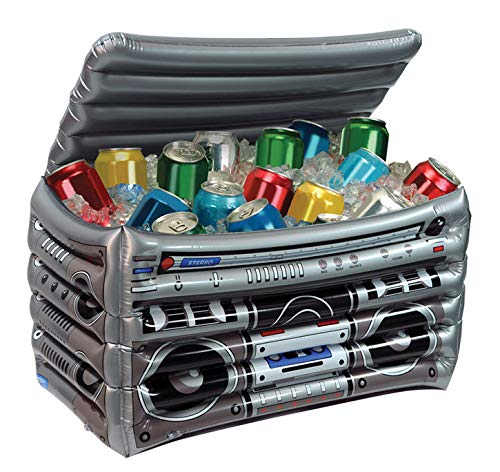 Image of Beistle Inflatable Cooler - 50's & 80's Party Decorations, Drink Containers, Beverage Cooler, Music Themed Decorations: Decades