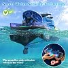 Barco RC, barco de control remoto para adultos y niños de 8-12, lancha RC 2.4GHz, arranque automático y luces LED, alerta de batería baja, barco RC totalmente a prueba de agua para piscina, lago y carreras, juguete de verano 6