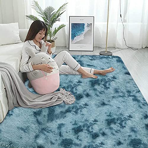Rainlin Luxury Shag Area Rug Modern Indoor Plush Fluffy Rugs Extra Soft And Comfy Carpet Home Decor Rectangle 4X6.6 Rugs For Bedroom Living Room Girls Kids Nursery Classroom #TOP2