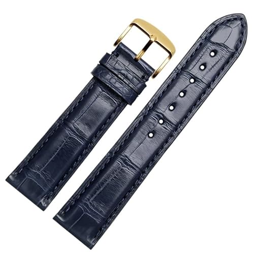 [ȓX] NR_CU[Xgbv 18mm 19mm 20mm 21mm 22mm EHb`xg Altiplano G0A29112 PIAGET POLO G0A43001 Ulysse Nardin Ή(Blue-Glod,18mm)