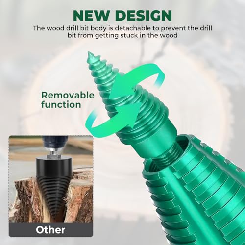 dcvbny 50mm Log Splitting Drill Bit