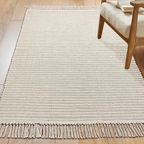 Chardin Home Beige & Ivory Providence Rug Cover