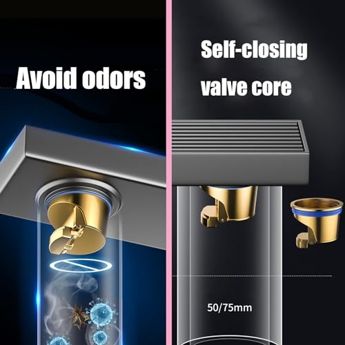 Caniveau de douche linéaire au débit optimal et entretien facile