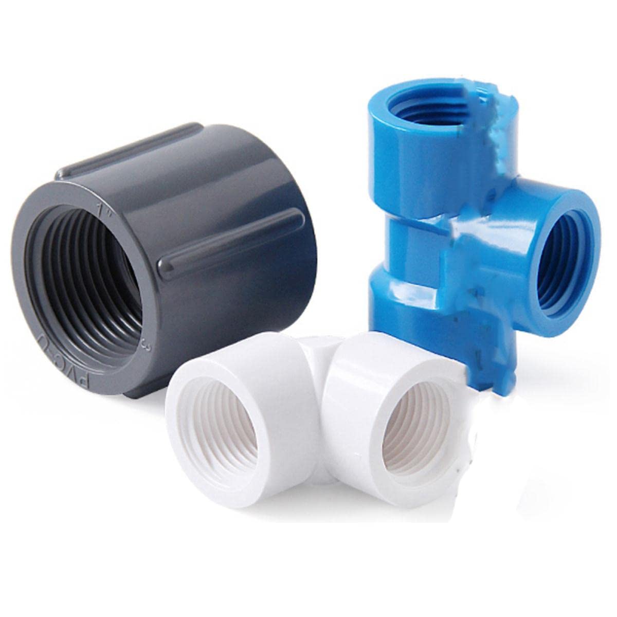 Set Raccordi Idraulici In PVC Metrici Per Acquario, Pesci, Serbatoio E Stagno – Saldatura Solvente Facile