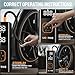 Tire Inflator Portable Air Compressor, 5X Faster Portable Air Pump for Car Tires with Powerful Battery, 180PSI Cordless Air Pump with Digital Pressure Gauge for Cars, Bike & Motorcycle Tires, Ball