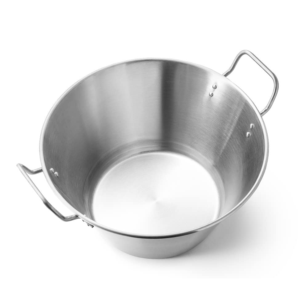 Sieb Edelstahl | ⌀40cm | Küchensieb | Nudelsieb | Seiher | Metallsieb | Edelstahlsiebe | Blanchiersieb | Salatsieb | Suppensieb | Passiersieb