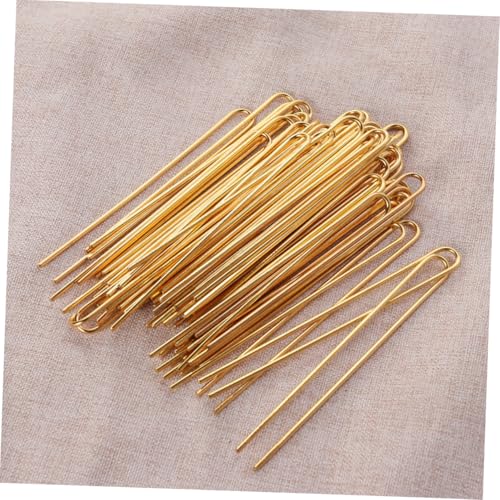 Épingles cheveux forme de U dorées 150 pièces pour chignons - 3