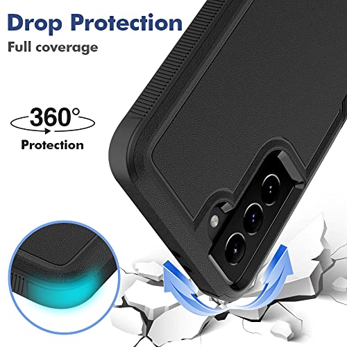 WOGROO for Galaxy S21 Plus Case, Shockproof, Strong and Durable Phone Protective, Black - image 4