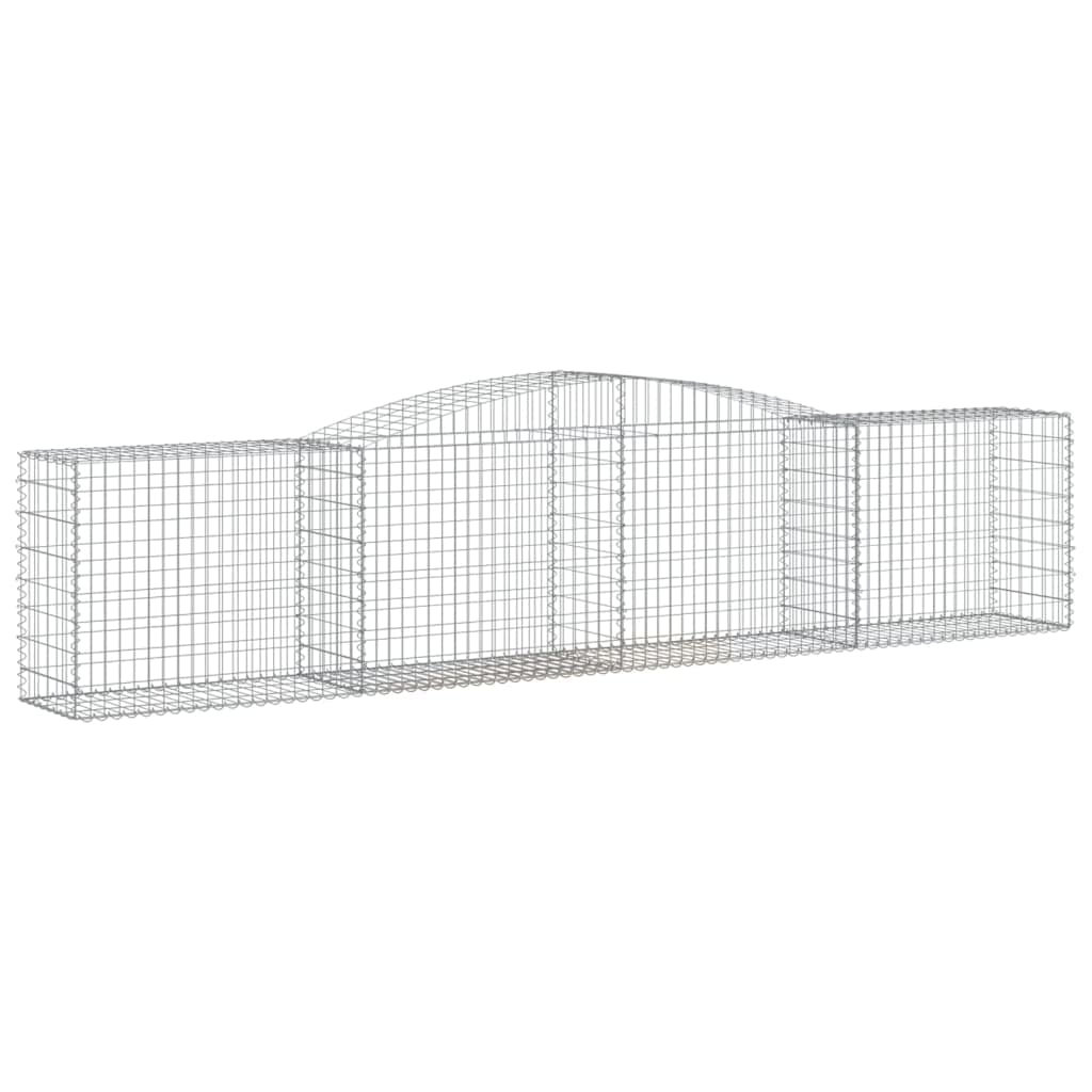 Clôture de gabion 400x50x80 cm | Barrière décorative insonorisante en fer