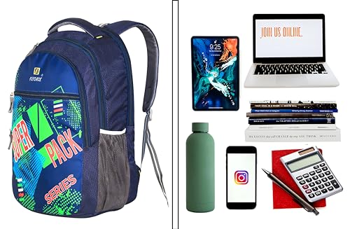 Image of FLYSACK Large 40L For Adults kids school college laptop travel backpack office bag with 3 compartments