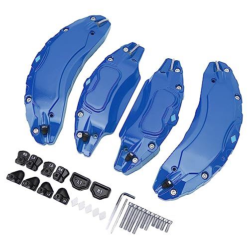 Masyosh MasYoshtn26g8a70b-11 Bremssattelabdeckungen 4er-Set Blau