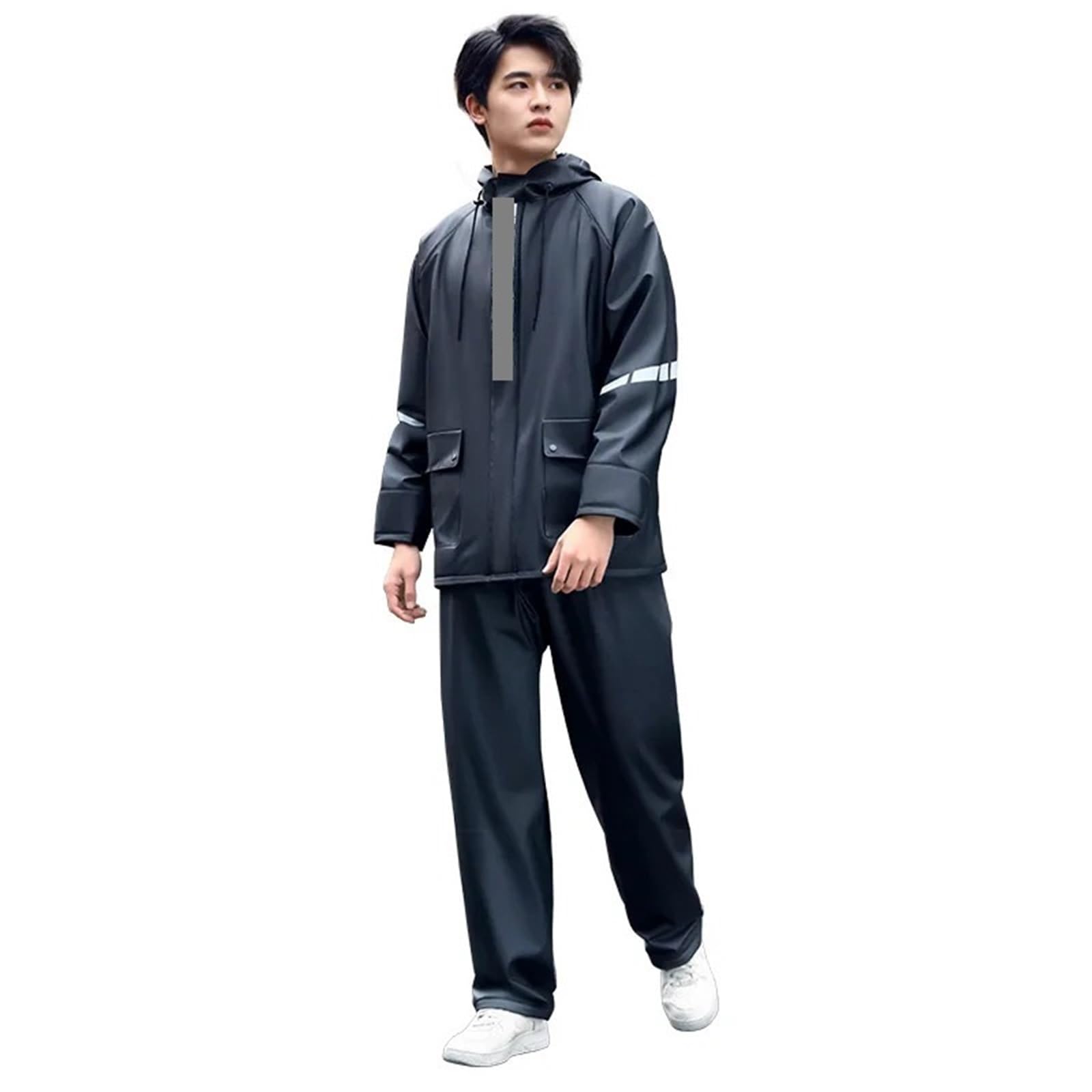 Set di pantaloni impermeabili divisi in PVC