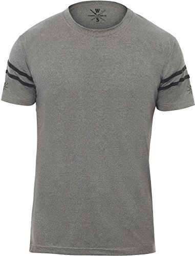 Athletic T Shirt | Dri Fit Sport Shirts for Men | Sports Athletics t-Shirt Grey