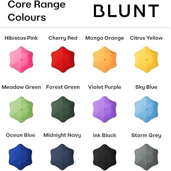 Blunt Metro Travel Umbrella – 100cm 39'' Compact Windproof & Waterproof Umbrella, Lightweight & Durable, Perfect for Travel and Daily Use, Built to Last with Radial Tensioning System, 21 Color Options