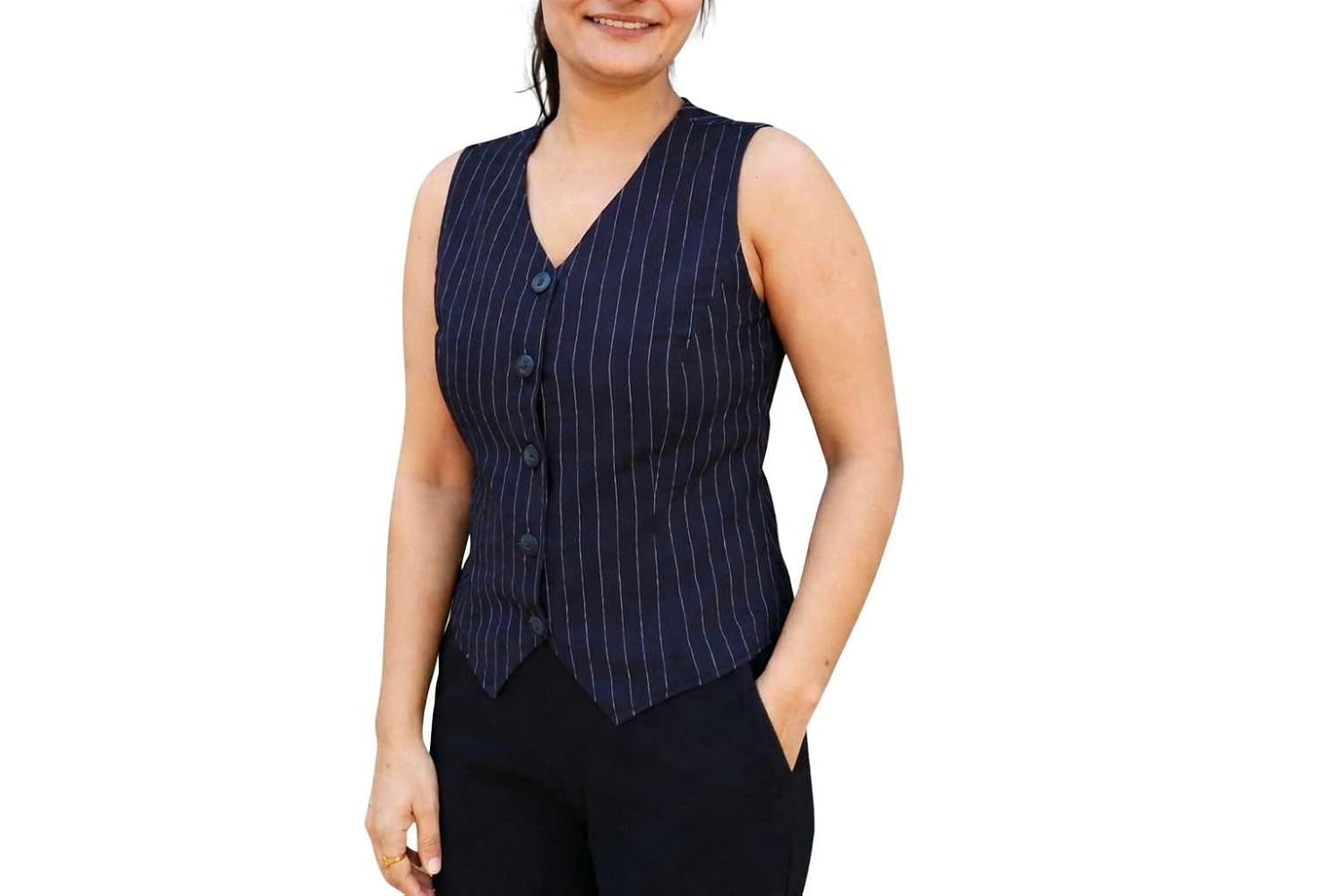 JAISHREE DESIGNS Women's Waist Coat Sleeveless, Stylish Executive Wear, Formal Blazer Waistcoat, Office wear - Review, Price and Buying Guide