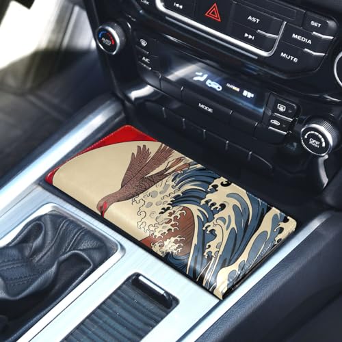 Organizador para auto de cuero PVC miniatura 5