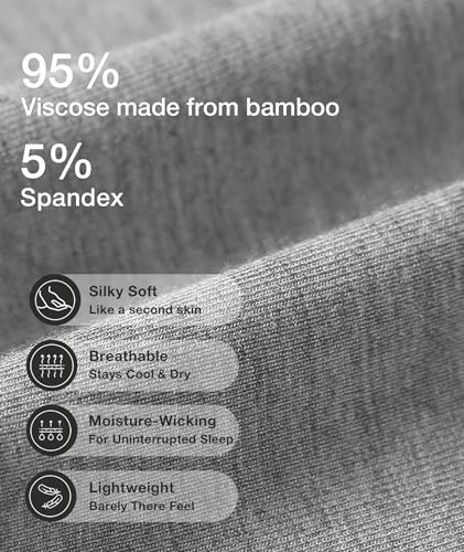 Image of GYS Women's Bamboo Viscose Long Sleeve Pajamas Set