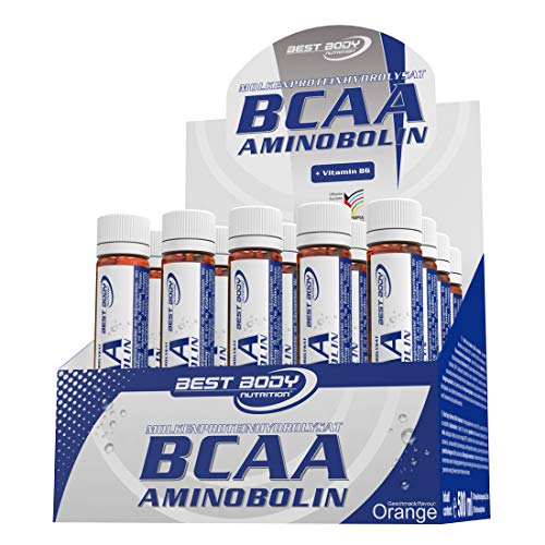 Best Body Nutrition BCAA Aminobolin, 20 Trinkfläschchen à 25 ml Orange