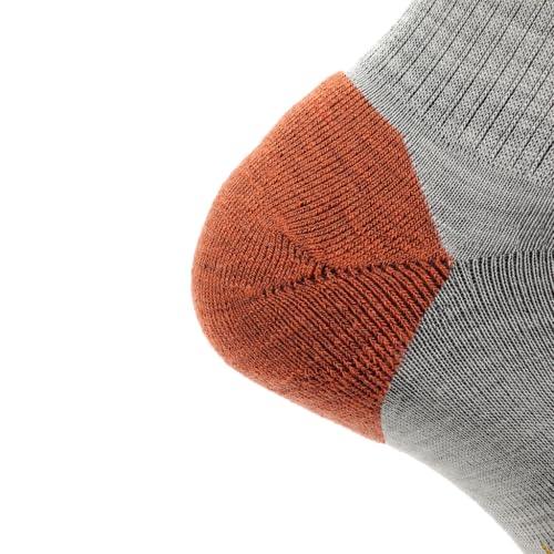 Image of GRIP6 Crew Socks - Merino Wool Socks Made in the USA, Lightweight Wool Hiking Socks, Crew Socks for Men and Women