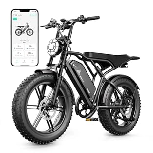 Powerful Electric Bike:This adult electric bike is equipped with a 250W peak power motor and 90N.M torque, easily conquering a 35-degree slope, bringing a true electric off-road adventure experience. The 20×4.0-inch wide tires provide excellent grip ...