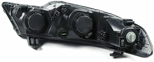 Miniatura 6 de OUKANING - Para 2010 2011 2012 2013 Kia ForteForte Koup halógeno faro delantero izquierdo lado del conductor estilo fábrica negro carcasa ámbar