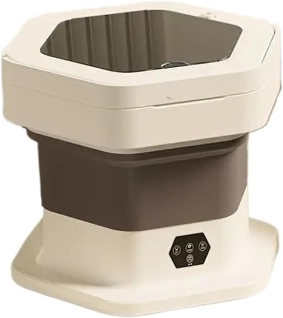 Folding Underwear Washing Machine Mini Semi-Automatic Elution Integrated Household(C(54cm))