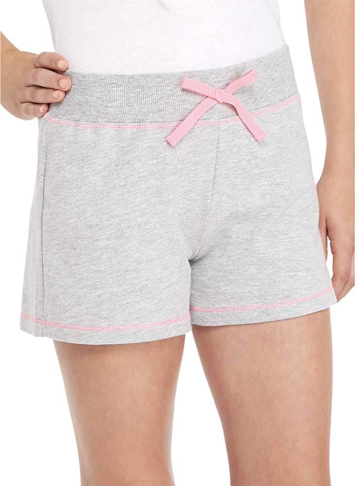 ZELOS Girls Heather Sweat Shorts 7-16