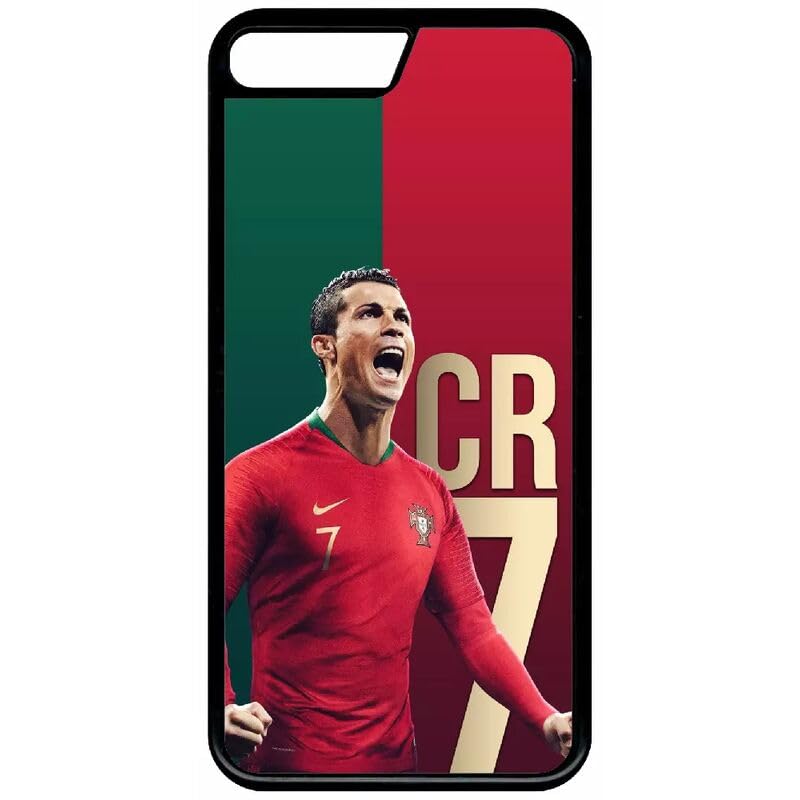 Générique Coque pour iphone se 2022 - Ronaldo cr7 Portugal Champion Foot - Silicone - Noir