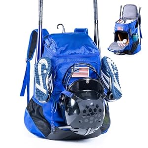 VIGEGARI Baseball Bag Softball Bat Bag, Double-layer Baseball Backpack Adult with Gear Klip To Hold Baseball Glove, Baseball Essential Gear, Youth Baseball Bag for Boys, Girls, Baseball Accessories product image