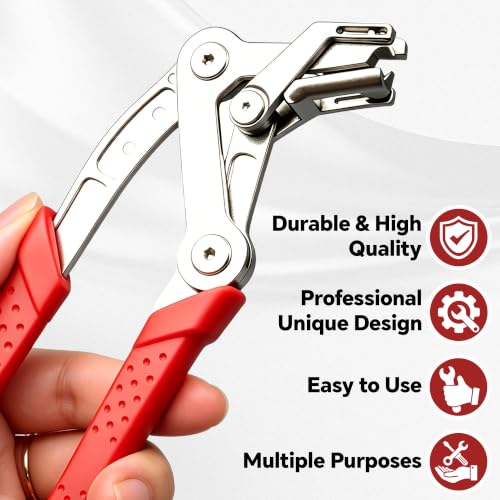 Image of Car Clip Pliers, Professional Panel Clip Removal Tool, Clip Removal Pliers for Automotive Push Pin & Door Trim, Door Panels Disassembly Without Damage