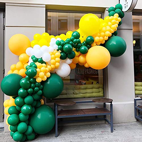 Image of Dark Green Balloons,100 Pcs 5 Inch Mini Matte Latex Balloons for Balloon Garland Arch, Birthday Decoration, Wedding Party, Baby Shower Decorations