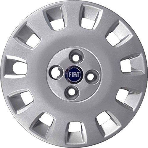 Ricambiitalia2017 - Juego de 4 tapacubos de 14 pulgadas, con logotipo azul