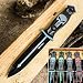 Tactical Knife Survival Knife Hunting Knife 9.75" Punisher Full Tang Fixed Blade Knife w/ Sheath Razor Sharp Edge Camping Accessories Camping Gear Survival Kit Survival Gear Tactical Gear 54726 (Gray)