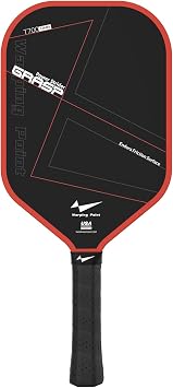 Warping Point Pickleball Paddle, Carbon Fiber Paddle with Endura Friction Surface, Polymer Honeycomb Core, Design for Ultimate Spin & Power, Large Sweet Spot & Contro, USAP Approved
