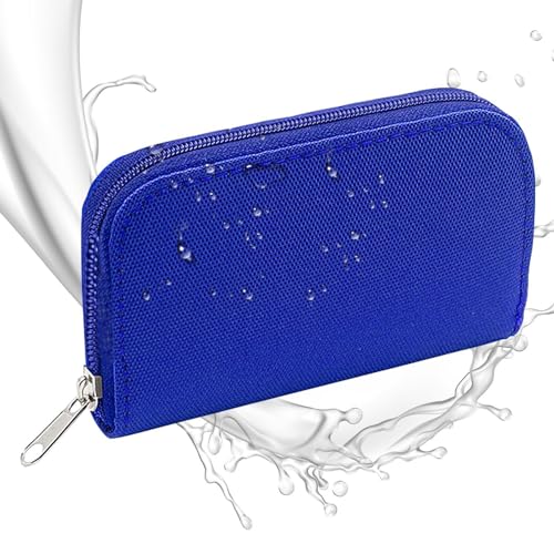 メモリーカードケース,多機能メモリカードホルダー、携帯電話カードホルダー、カメラカード、CFカード収納ボックス、SDメモリーカードホルダー収納 ジッパー付きゲームケースホルダー - メモリカードキャリングポーチケースホルダーカード用、SDカードキャリングオ