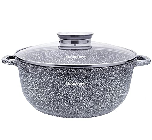 GARNEK MARMUROWY Casserole avec revêtement en marbre Ø 28 cm