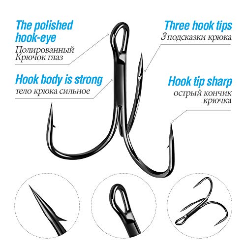 DONQL-Angelhaken-Drillingshaken-aus-Karbonstahl-mit-Drillingshaken-aus-extrem-scharfer-solider-Dreifachhaken