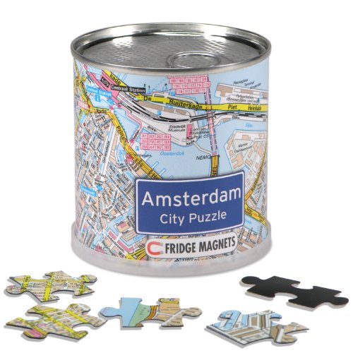Preisvergleich Produktbild Extragoods City Puzzle Magnets - Amsterdam