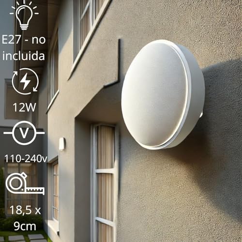 Aplique FAR IP44 blancon para exterior con casquillo E27 de 60W maximo 2