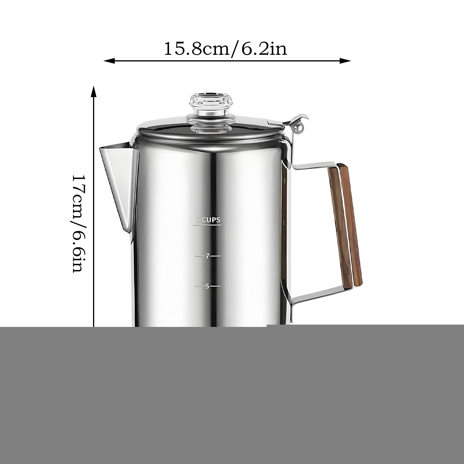 Caffettiera da campeggio Macchina Per Caffè Portatile Compatta In Acciaio | Caffettiera In Acciaio Da Campeggio Esterno Campeggio Spiaggia Camper Viaggio Picnic Barbecue Feste Week