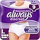 Always Discreet Inkontinenz-Höschen Plus Für Frauen, L, 9 Höschen, Verhindert Auslaufen Und Gerüche, Angenehm Und Kaum Spürbar