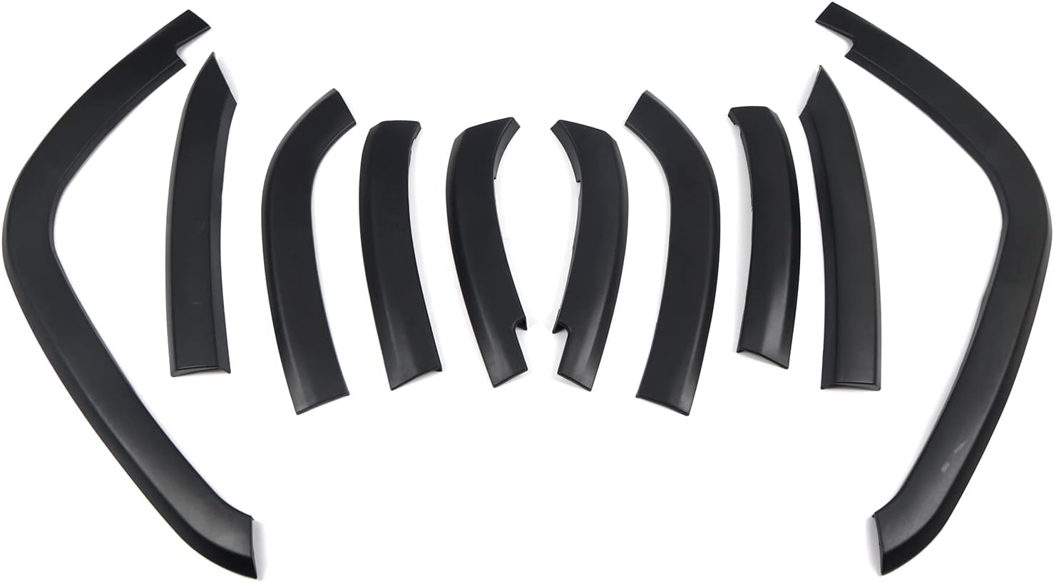 HIGH FLYING 2011-2016 for Jeep Compass Front&rear Wheels Fender Flares Protector Molding Trim 10pcs