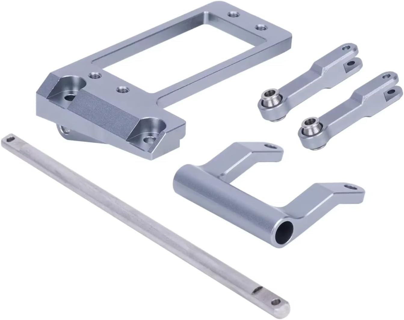 RCアップグレードパーツ For SCX10 III AR45F 1/10 スケール油圧ステアリングキット付きアルミサーボマウント 油圧ステアリング キット付きCNCバットサーボマウント,1:10 rcクローラー用DIYパーツ,vp capra f9ポータルアクスルlcgシャーシ -  AliExpress For Lcg VP For Capra F9 1/10 アルミニウム CNC BAT サーボマウント 油圧ステアリングリンク付き