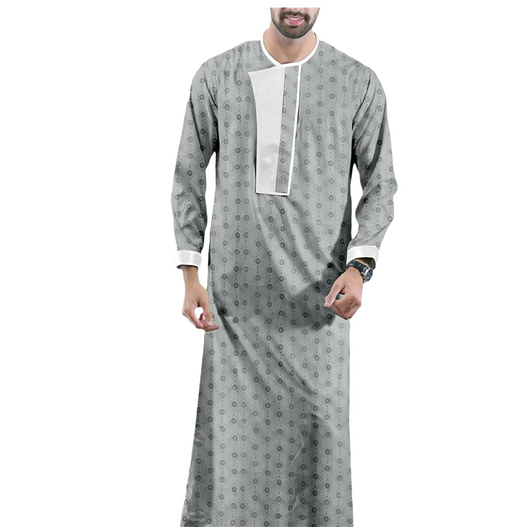 Buy Men's Jubba Thobe, Long Robes Traditional Kaftan, Arabic Islamic Clothing, Muslim Saudi